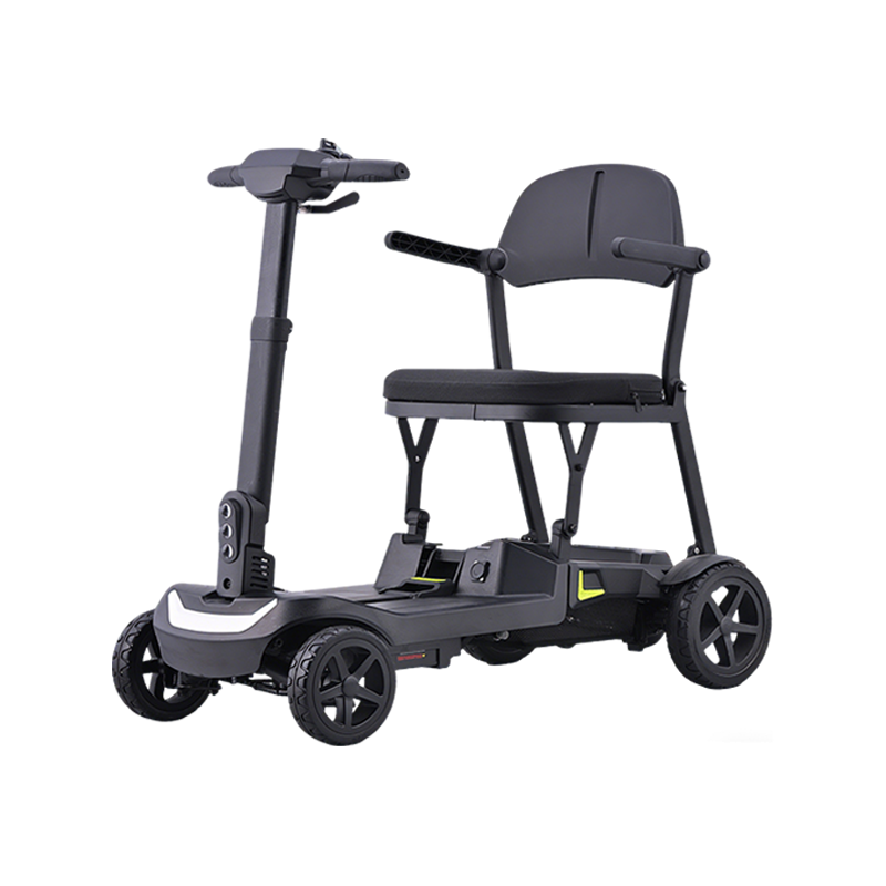 RS-EL9029 Automatisch faltbarer vierrädriger Mobilitätsroller aus Aluminiumlegierung